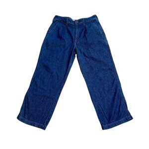 Lucky Brand Pleated Denim Cropped Jeans Size 27
